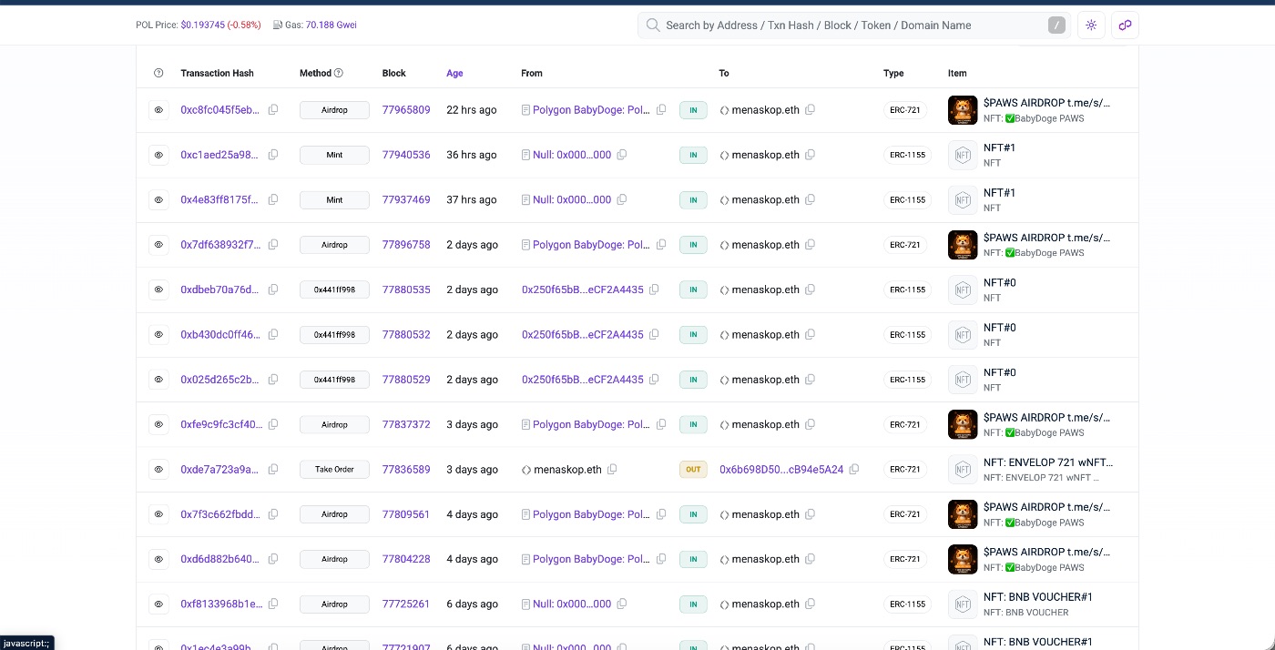 Spam. Polygon