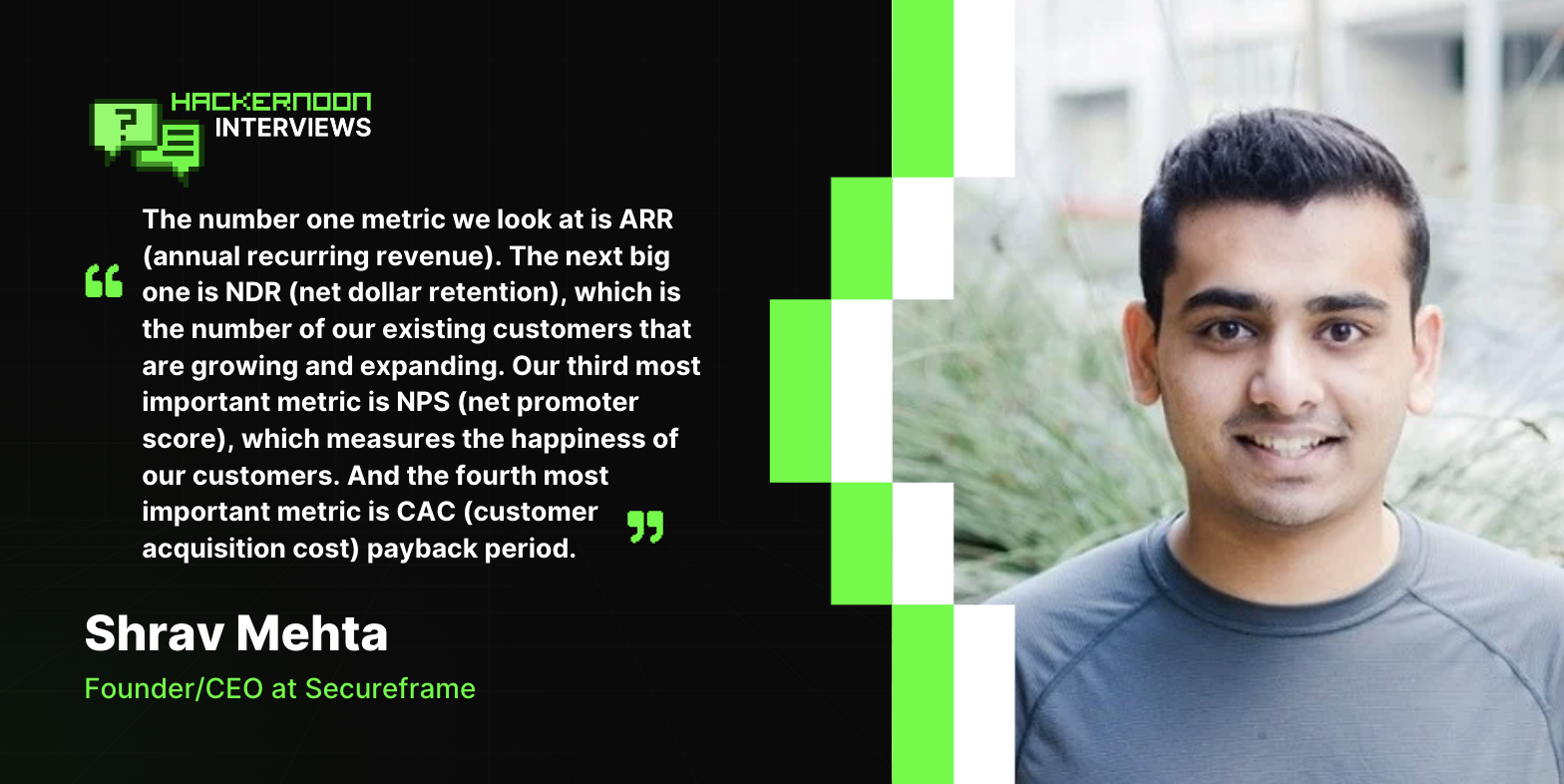 "Our Biggest Growth Goal is to Double our Revenue Year-over-Year," says Secureframe CEO Shrav Mehta
