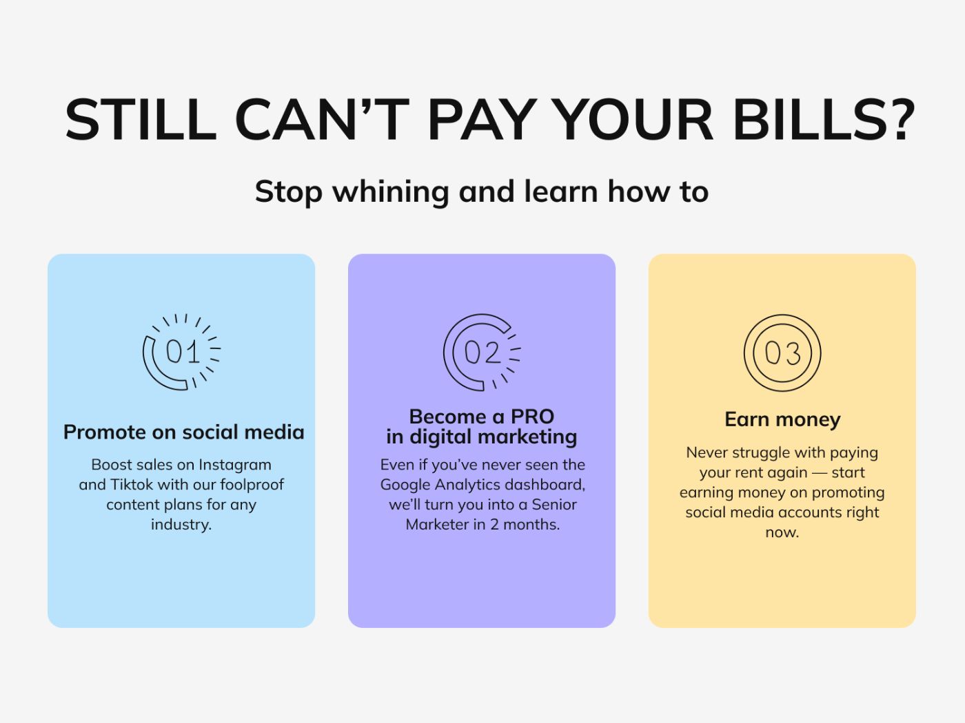 The incorrect spelling, the promise of instant income — these raise a lot of suspicions!