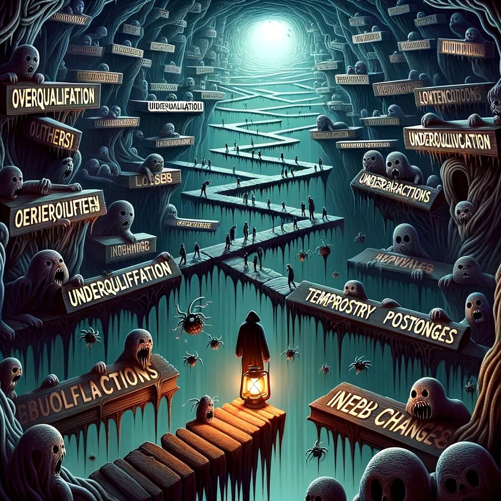 The main thing is not to fall off the path