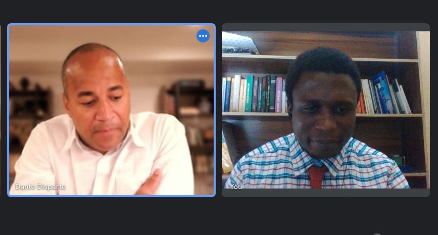 Dante Disparte and Olayimika Oyebanji