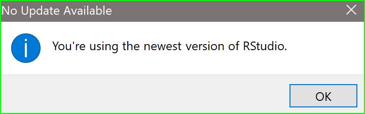 RStudio has been updated!