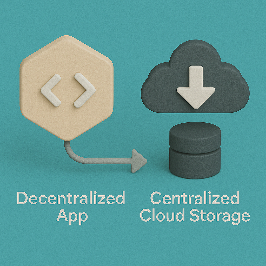 Many web3 applications rely on centralized storage platforms which is against the ethics of decentralization.