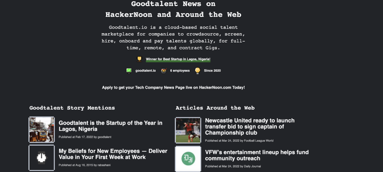 https://hackernoon.com/company/goodtalent