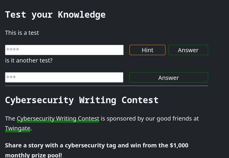 Try HackerNoon quizzes