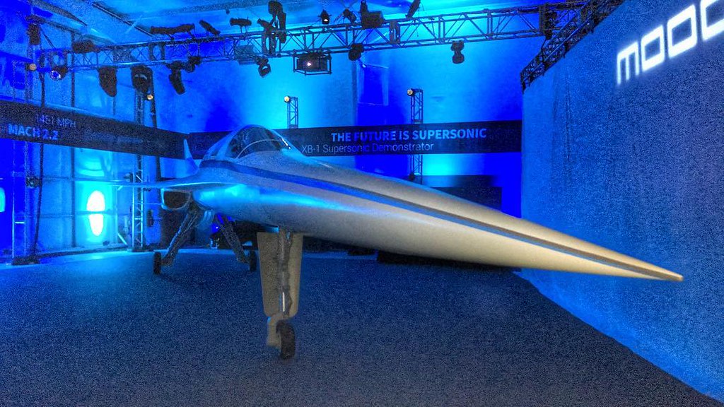 Boom Supersonic XB-1. Image credit: Paul Thompson via Flickr. https://creativecommons.org/licenses/by-nd/2.0/