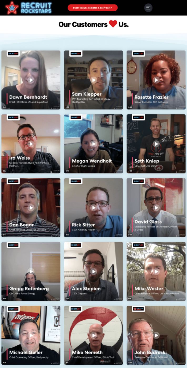 Using multiple videos reinforces the authenticity of your product