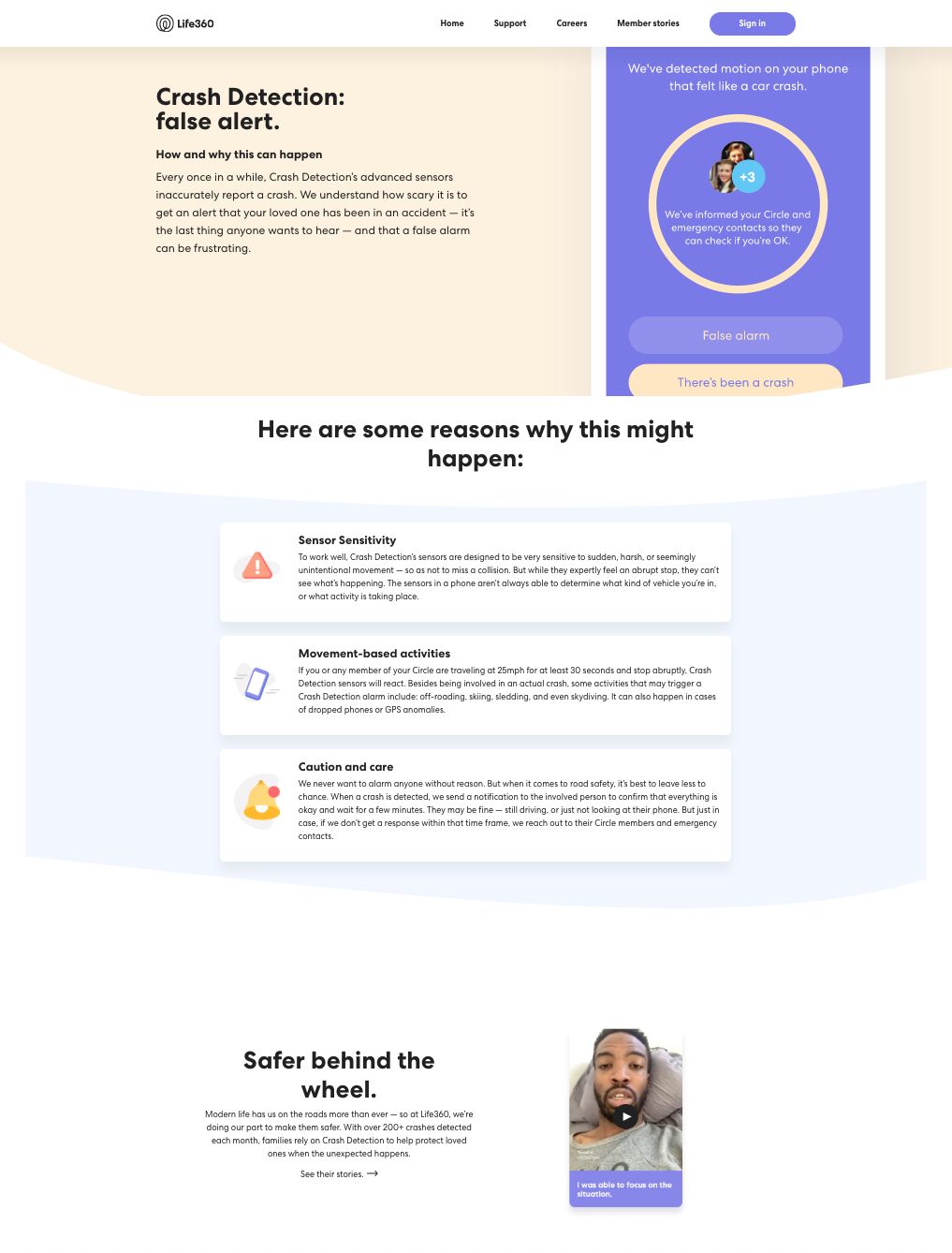 Positioning your video at the bottom of the landing page can have a great impact