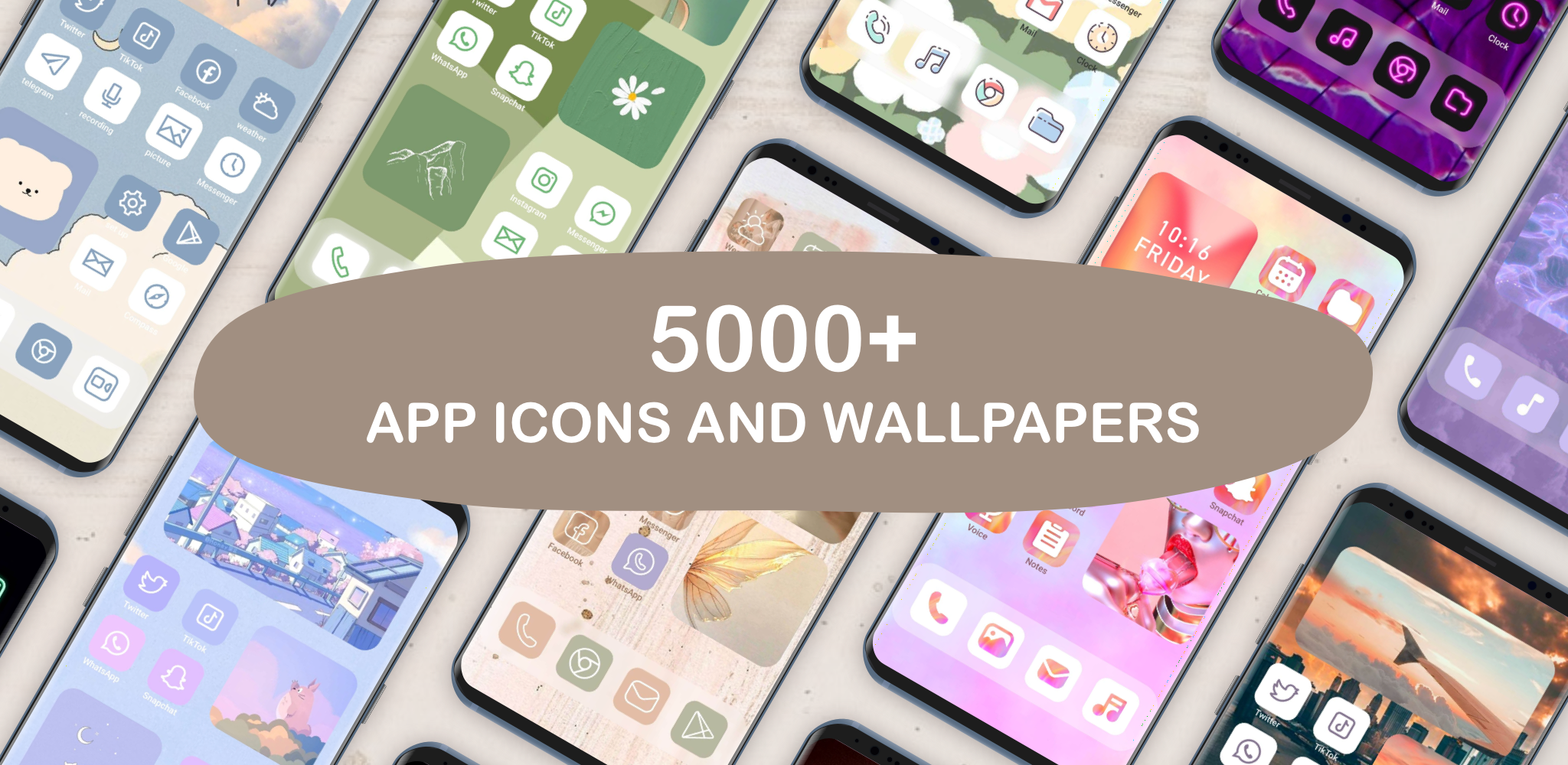 5000+ App Icons and Wallpapers on Themepack