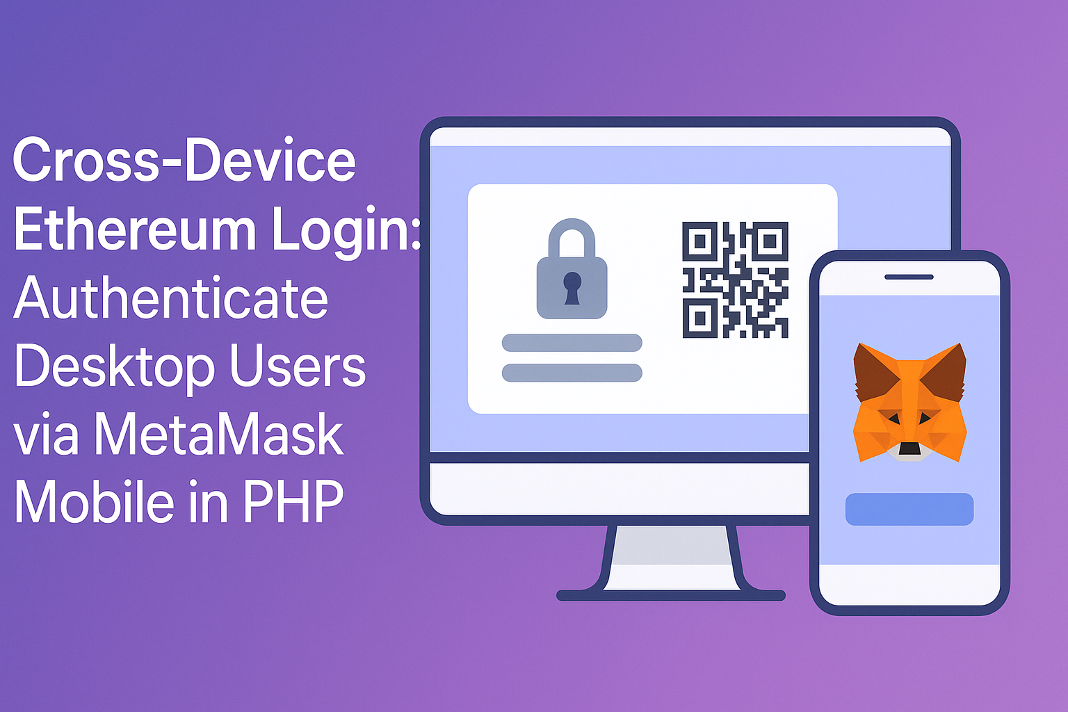 Cross-Device Ethereum Login: Authenticate Desktop Users via MetaMask Mobile in PHP