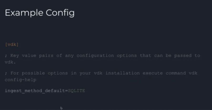 Ingestion method is SQLITE