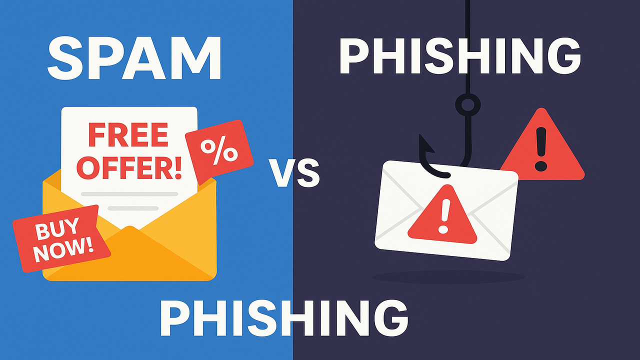 Spam vs Phishing: Know the Difference