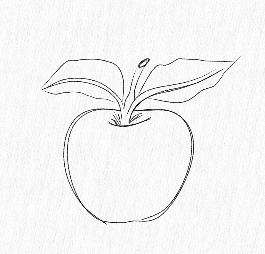  Rough digital sketch. Digital illustration cerated by the author.