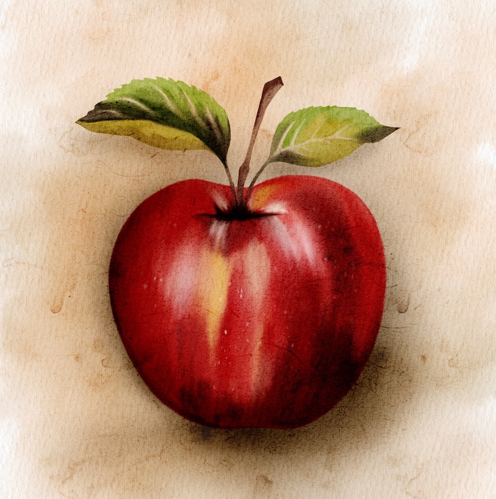  Advanced colouring, texture and depth. Digital illustration created by the Author.