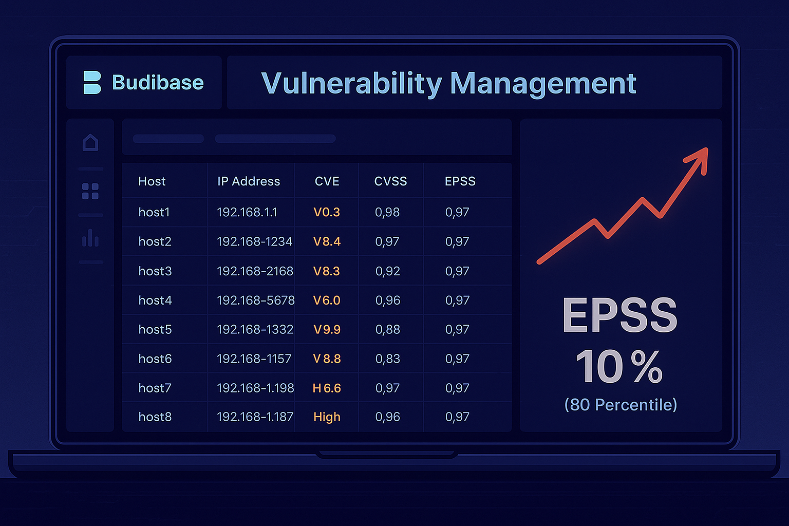 No-Code EPSS-Powered Vulnerability Management in Budibase