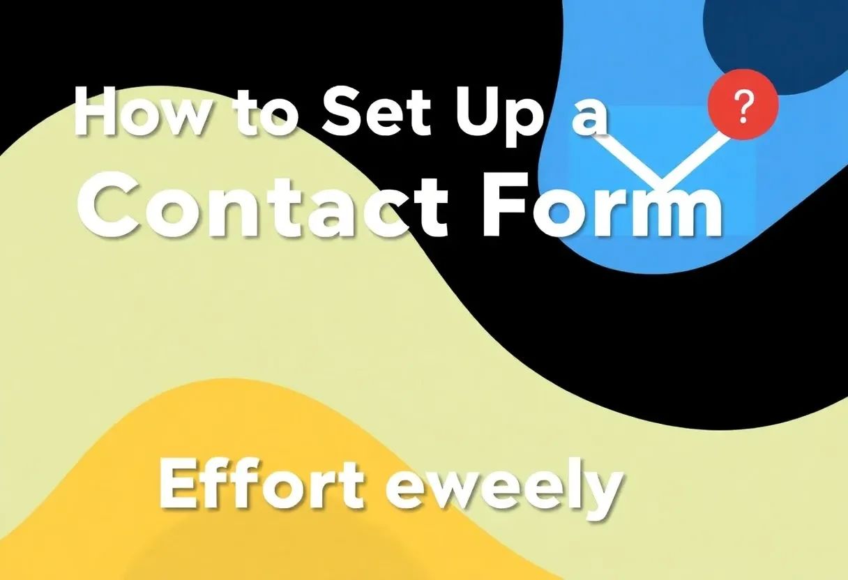 A band with this title"How to Set Up a Contact Form Using EmailJS Effortlessly"