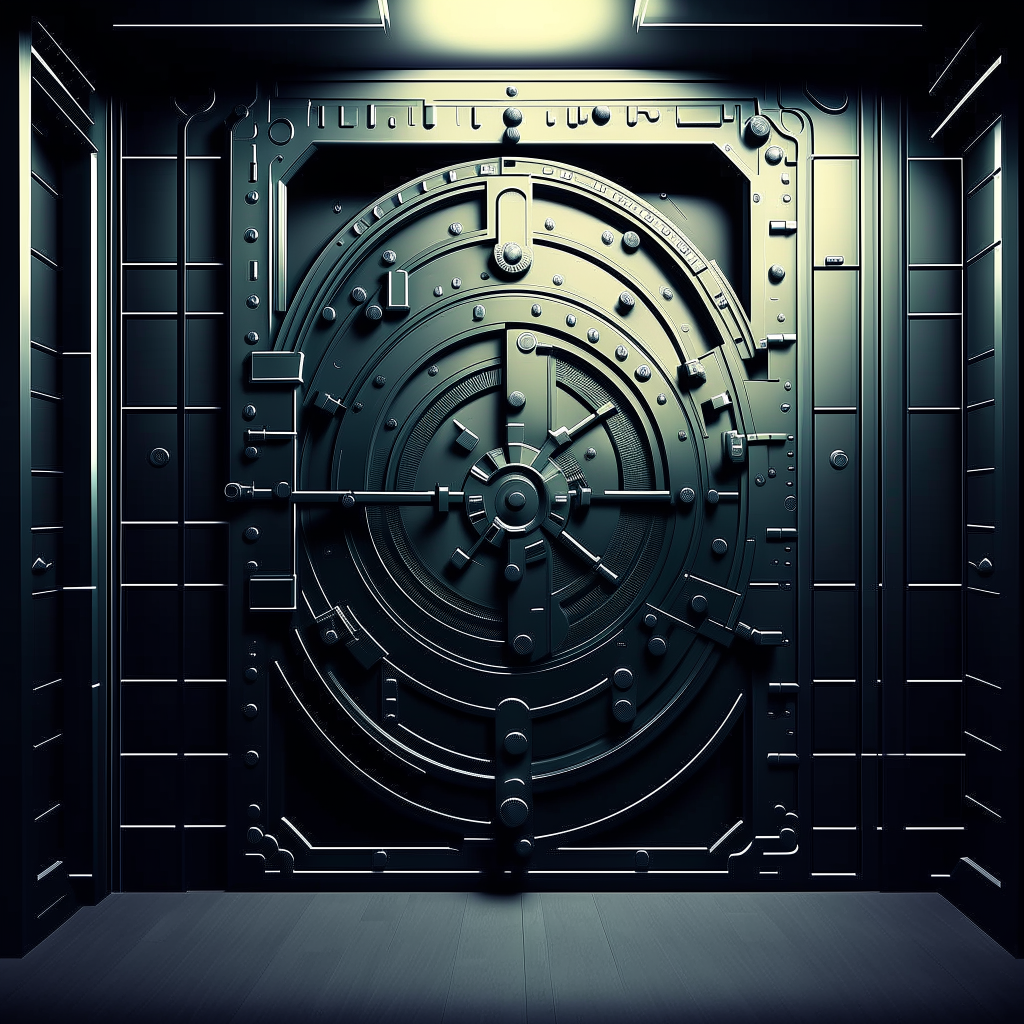 A bank vault