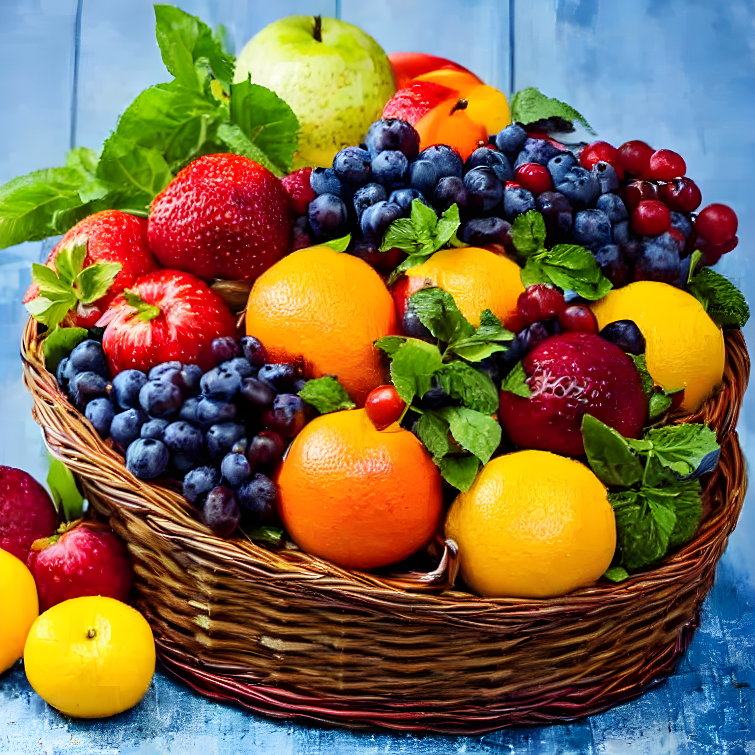 A basket of fruit