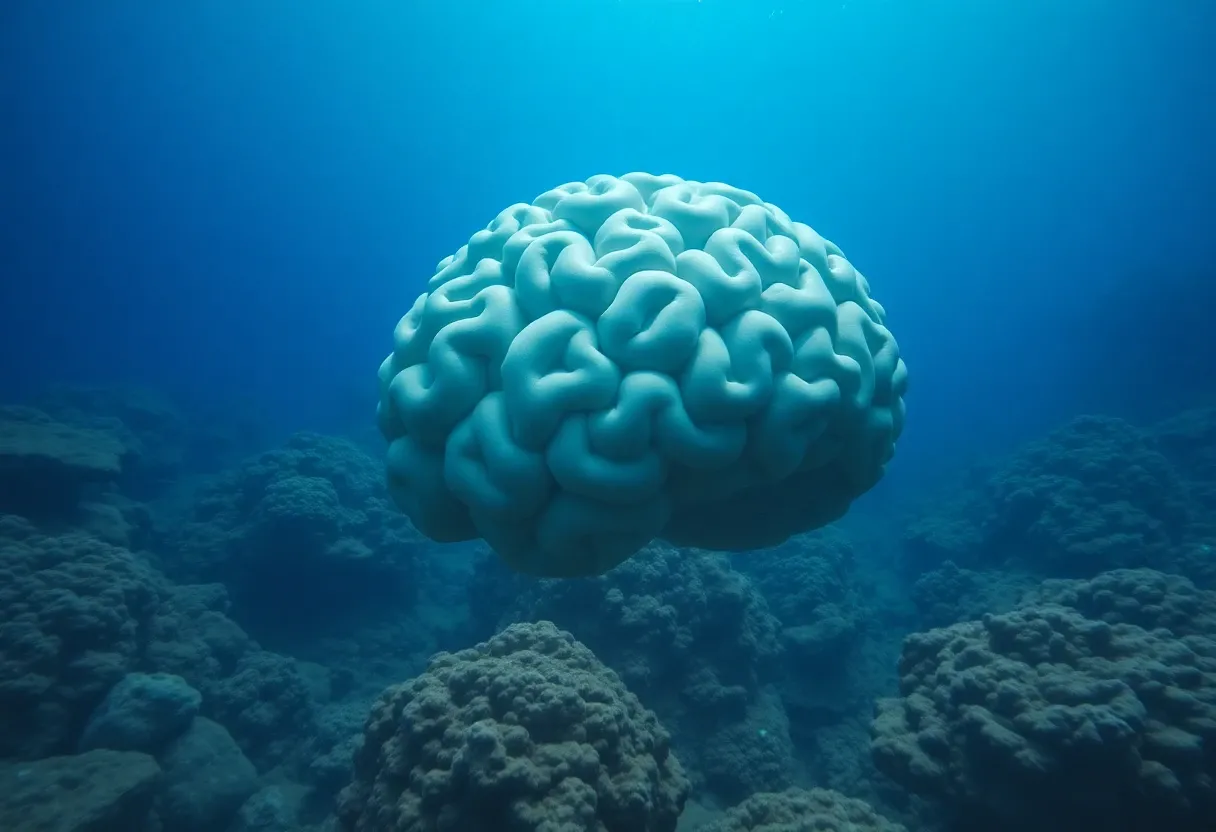 a big brain deep in the ocean