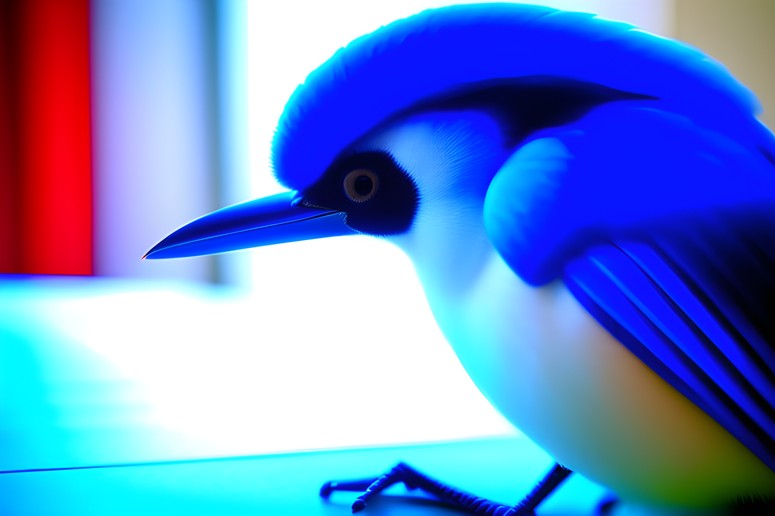 a blue jay using a pen to sign a contract