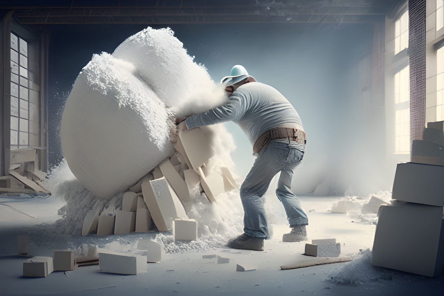 a builder removing fluff from the backlog