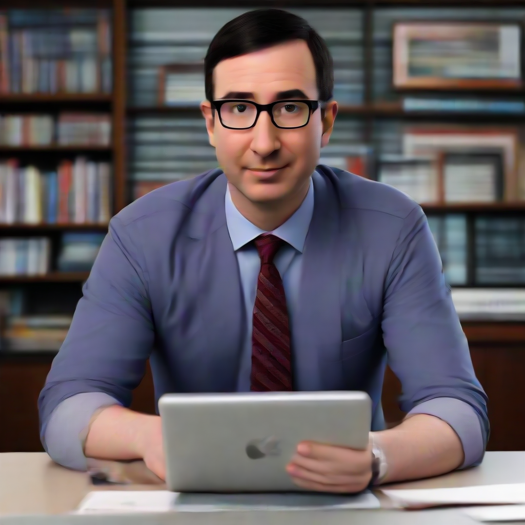 a comedian named John Oliver explains how the Internet is run by just a couple companies