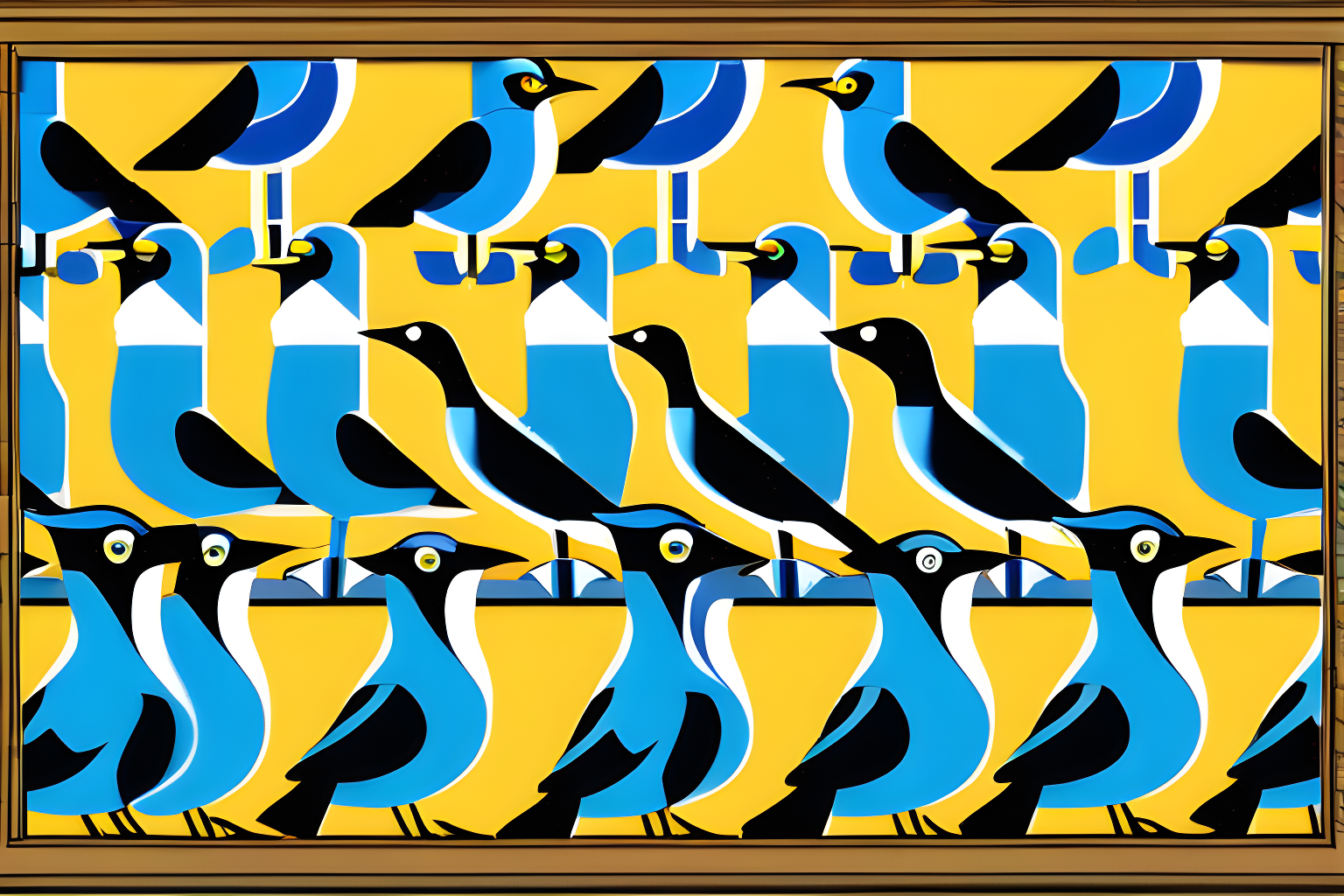 a council of blue birds