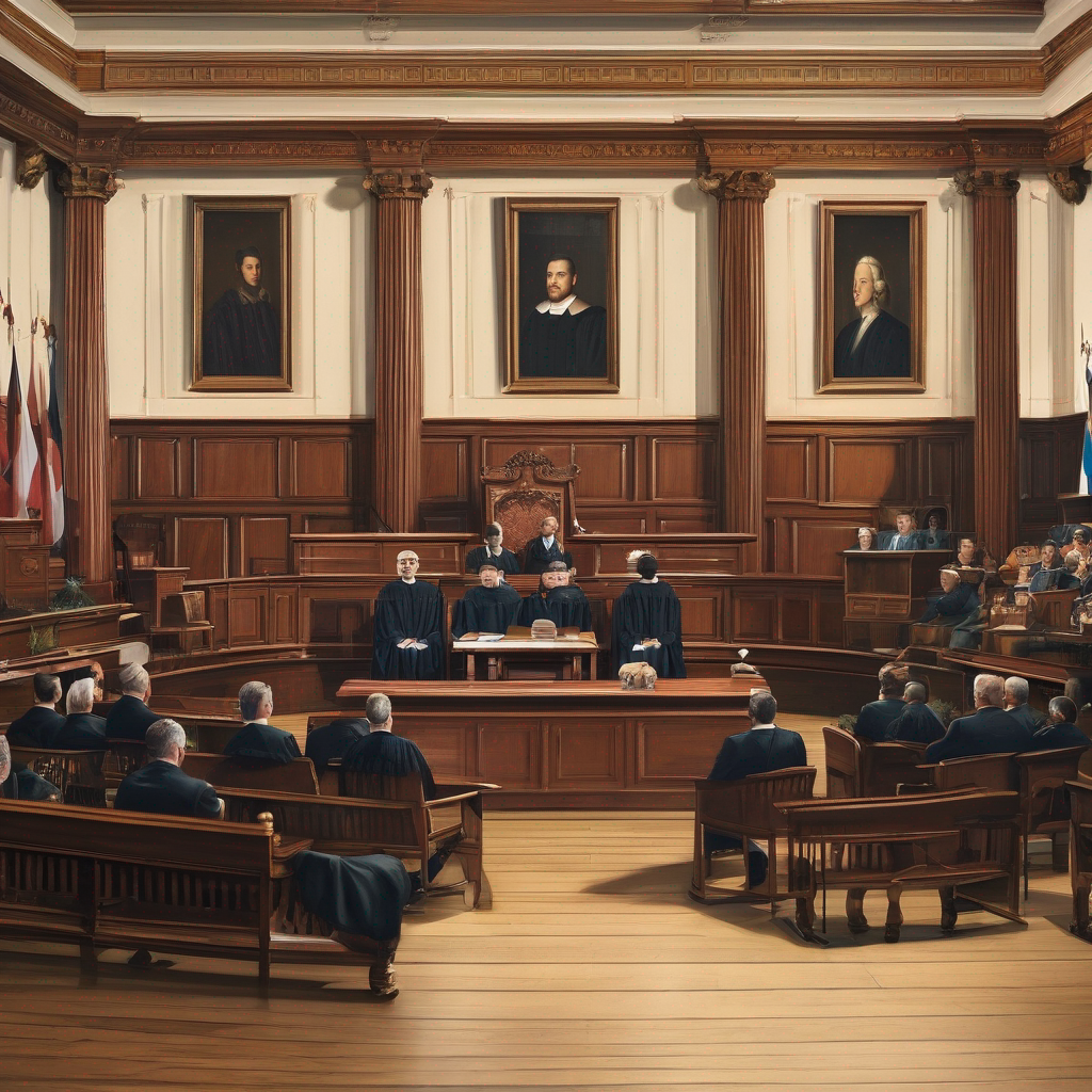 A court in session