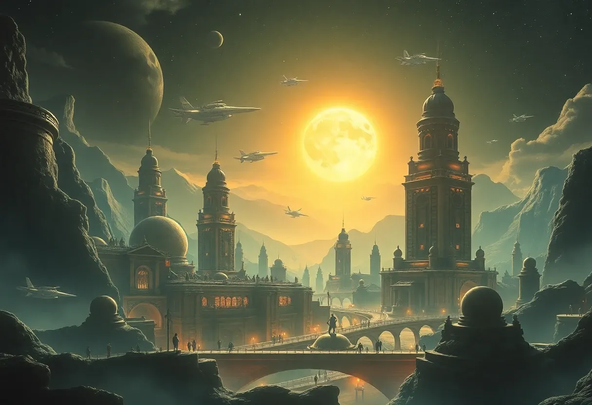 a futuristic empire