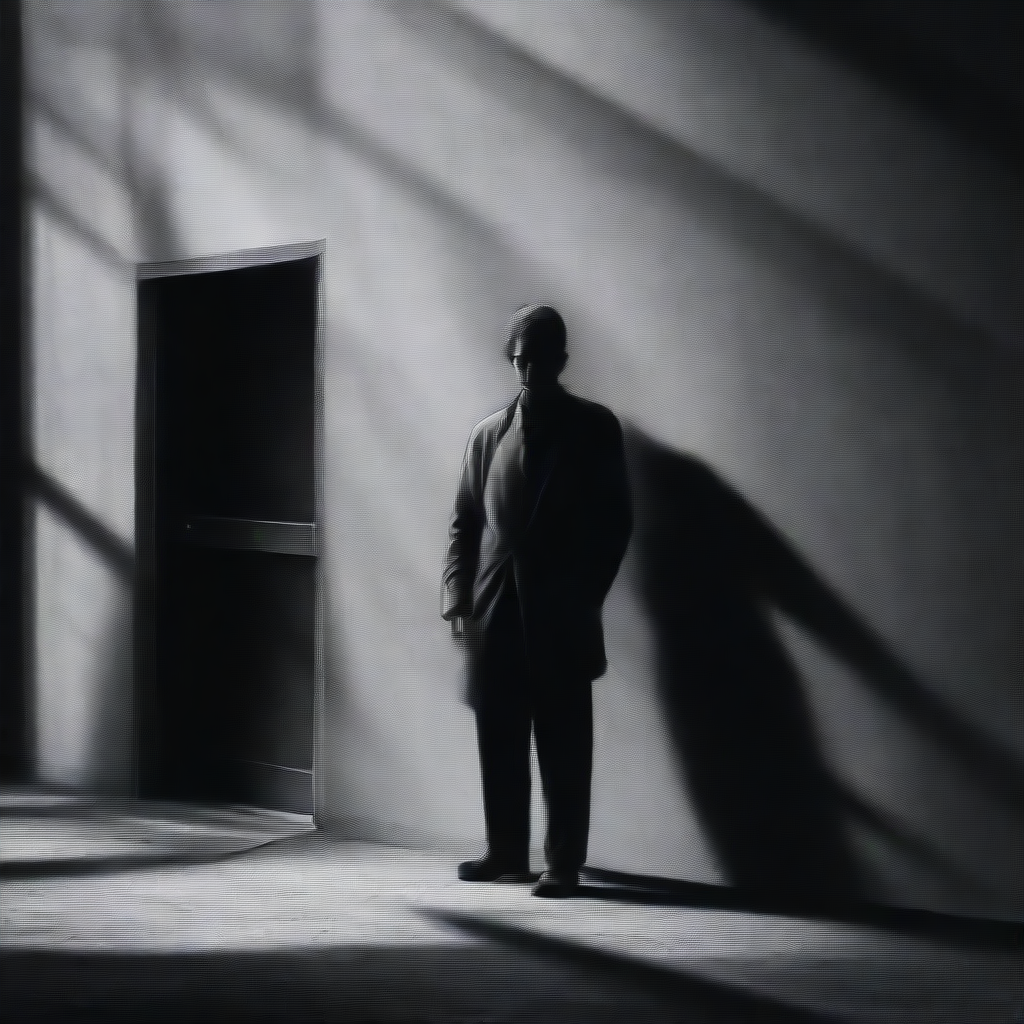 A man in the shadows