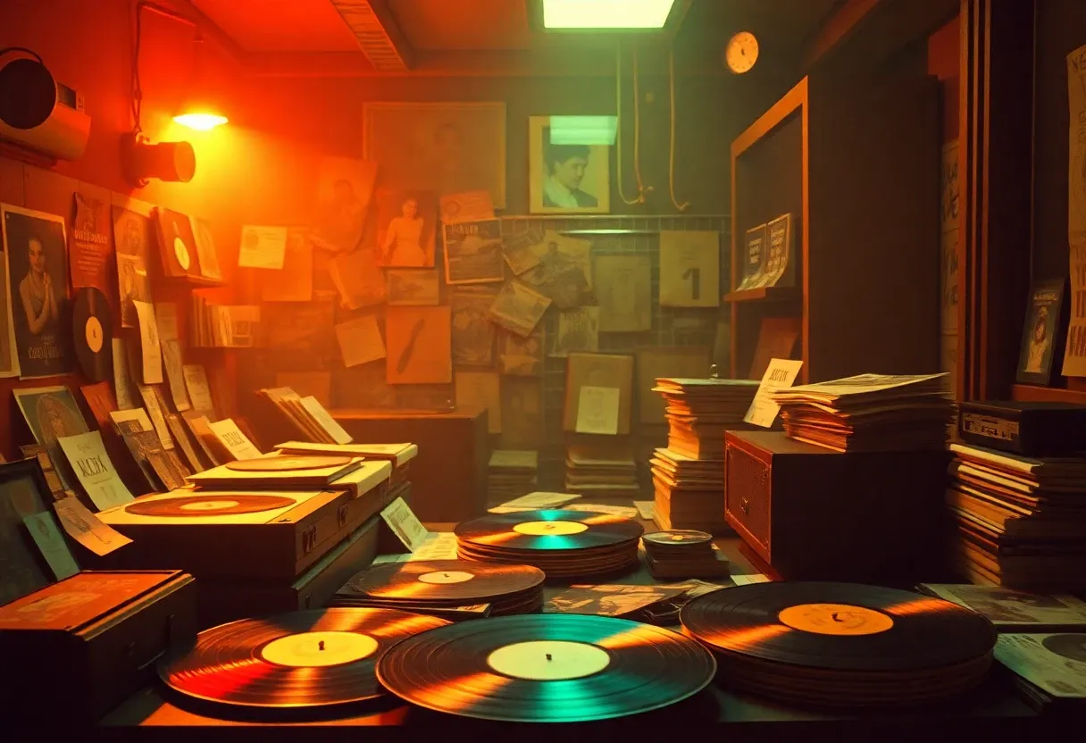 a million vynil records