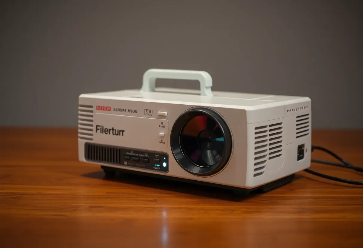 a movie projector