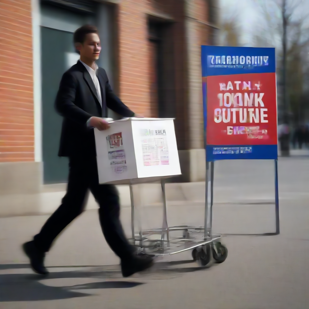 a person running an election campaign