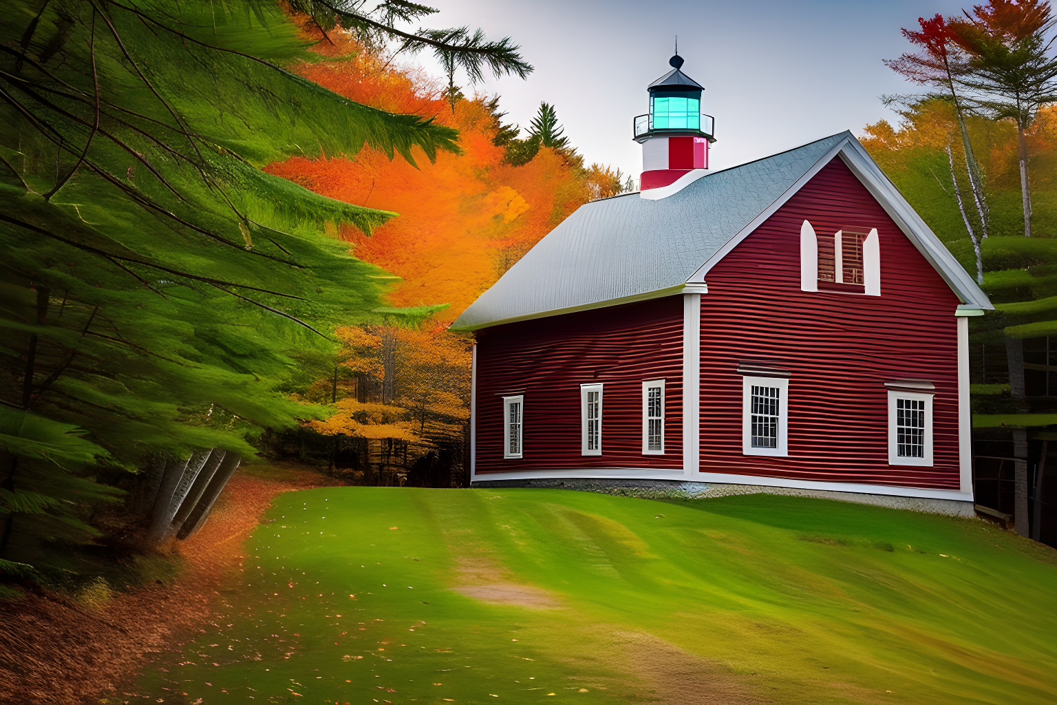 a popular landmark in maine