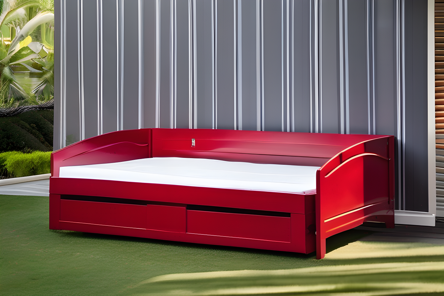 a red bed