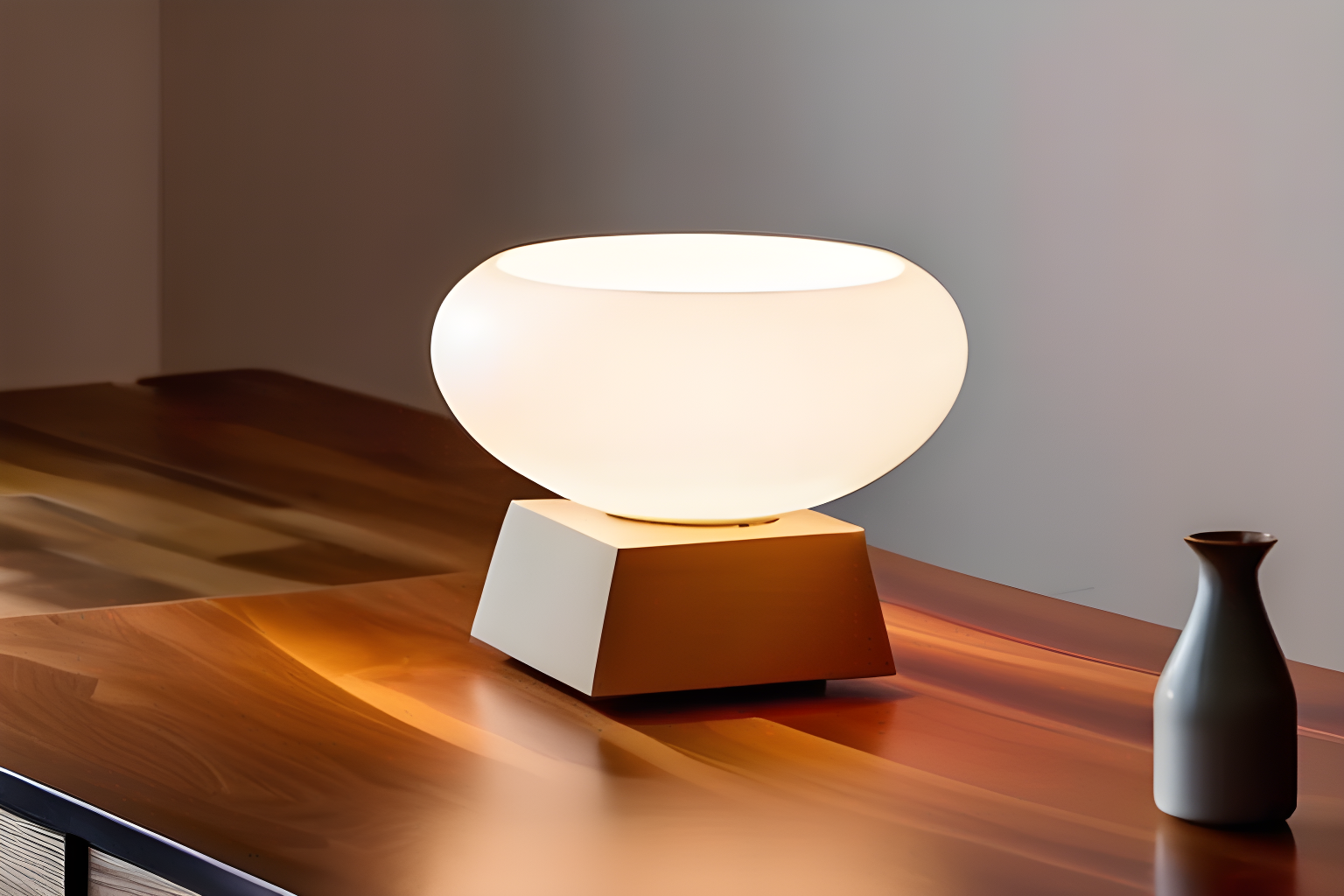 a sculpture that doubles as a lamp
