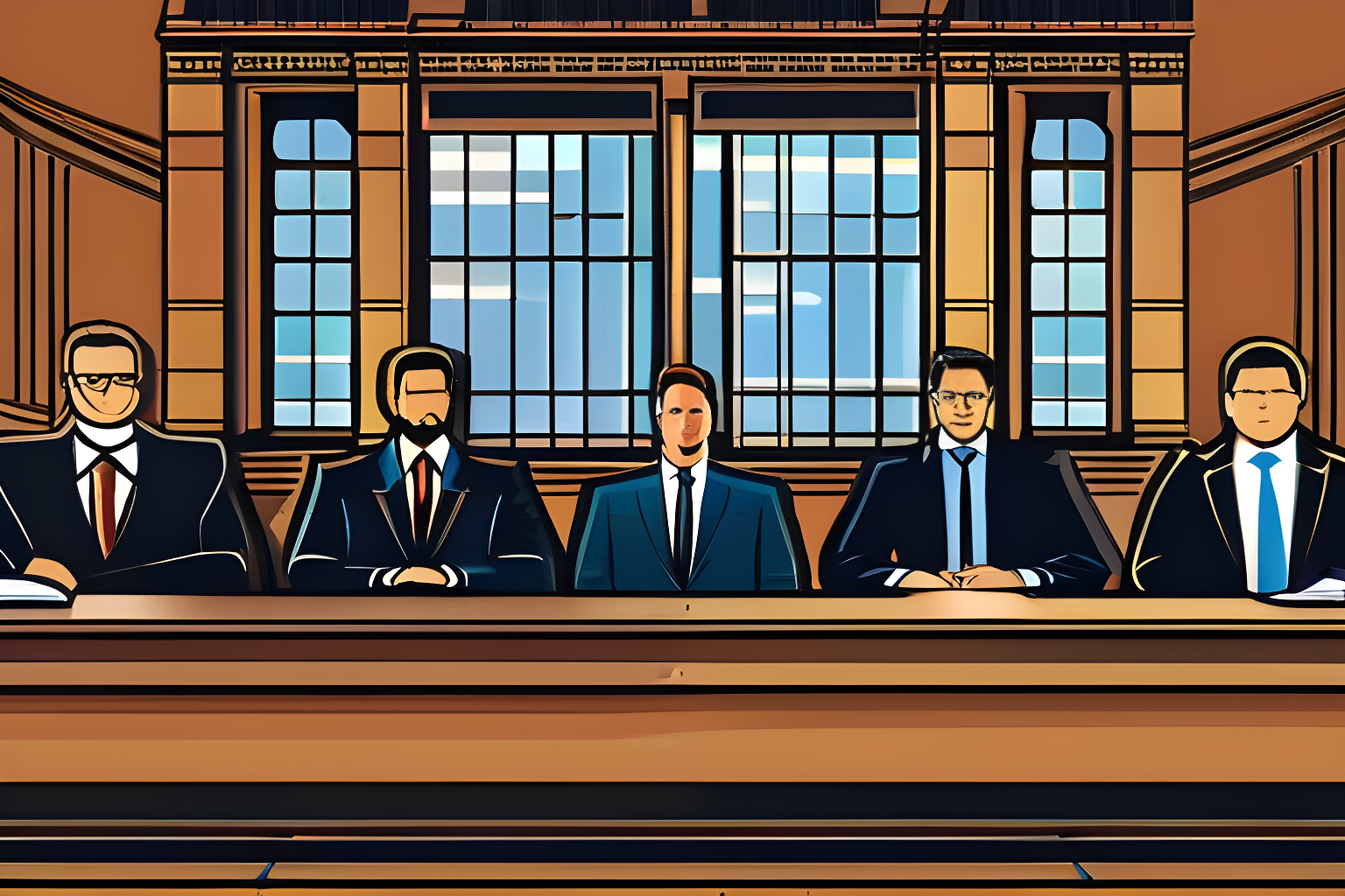 A Team of lawyers