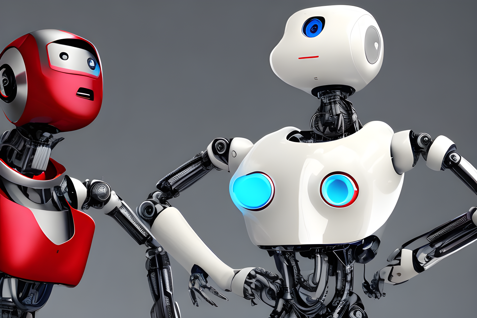 A Technology Expert calls himself a "Techxpert" and the robots looks astonished