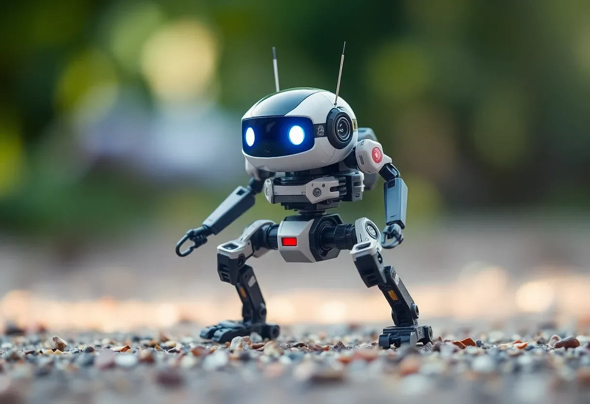 a tiny but extremely powerful robot