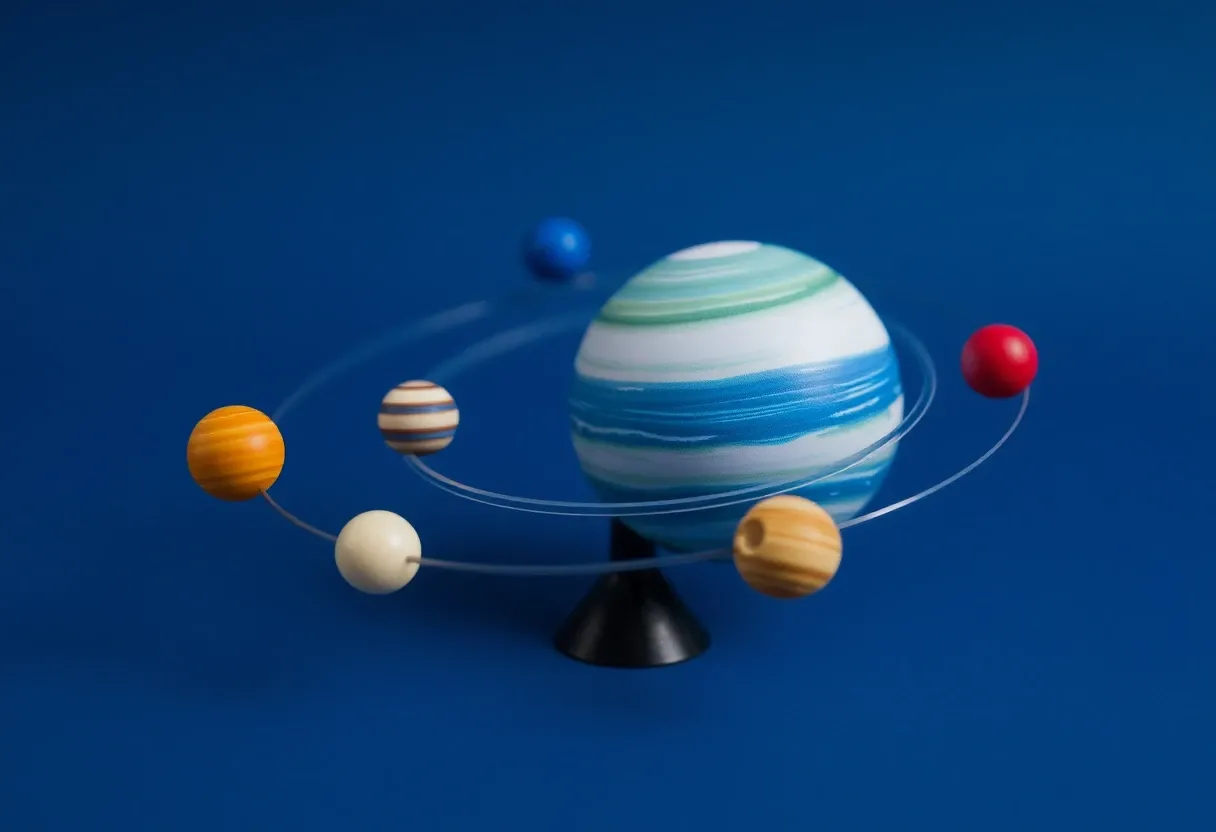 a toy model of the solar system