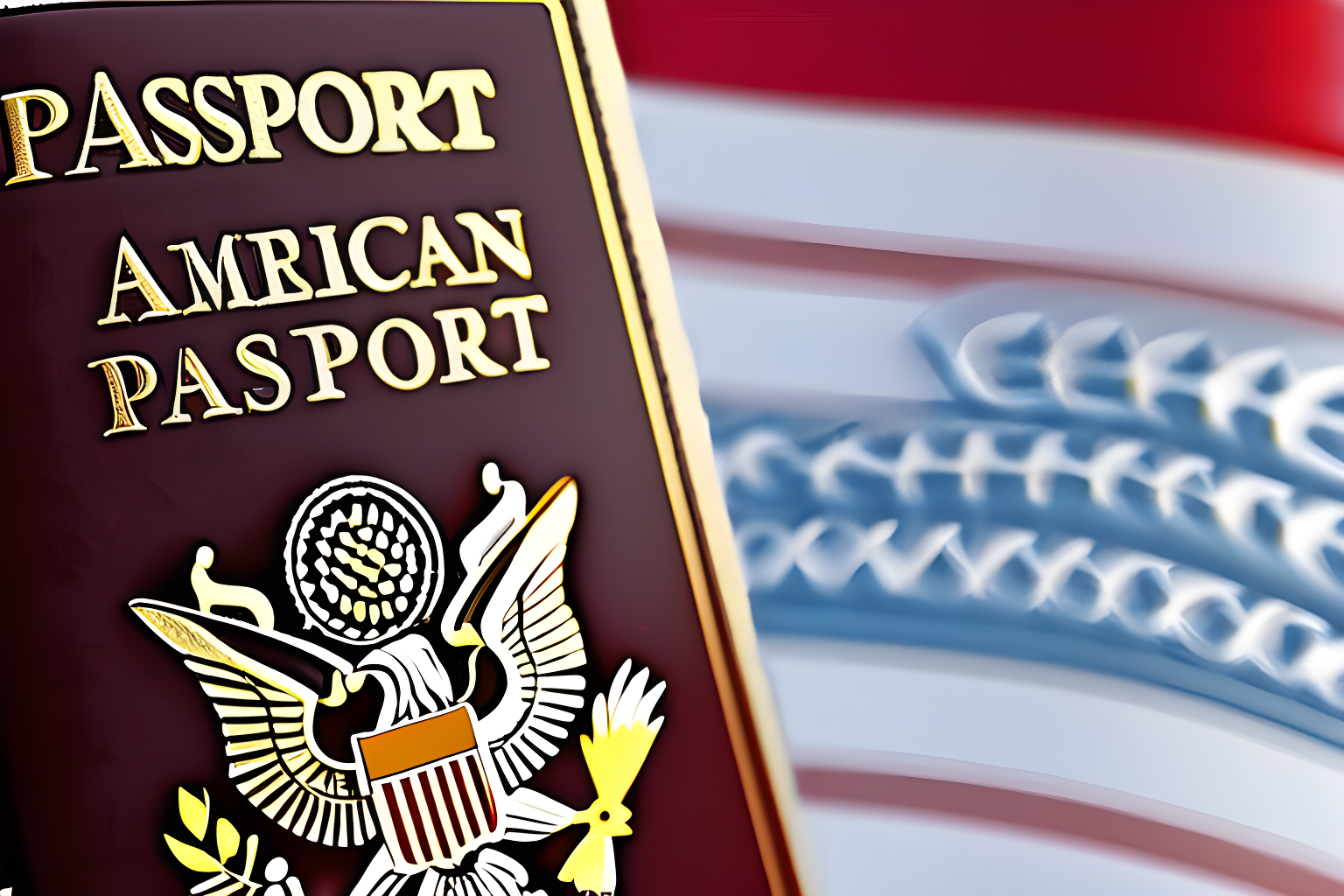 a view of the american passport