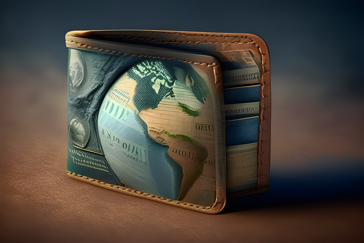 a wallet that can hold the world