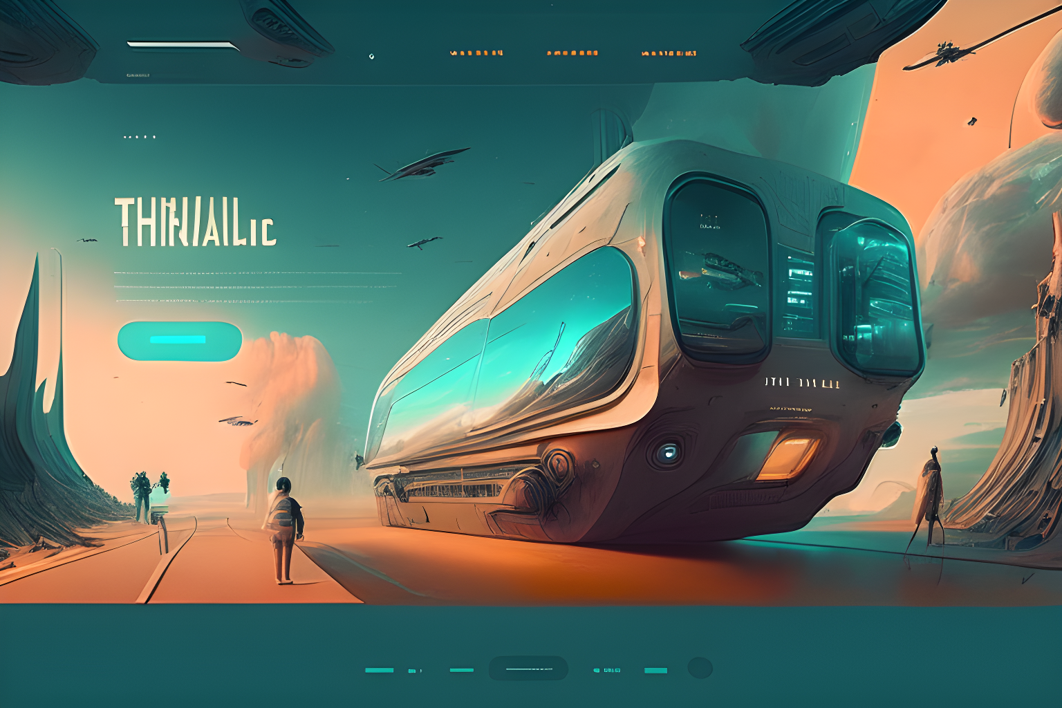 a website that transports you into the future