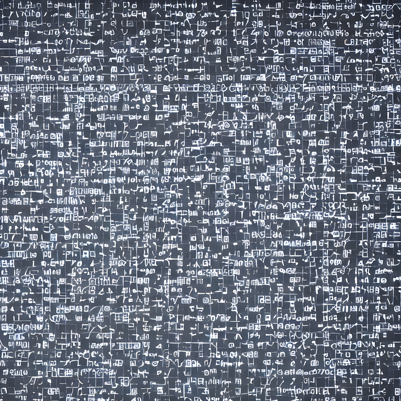 Algorithms displayed on a screen