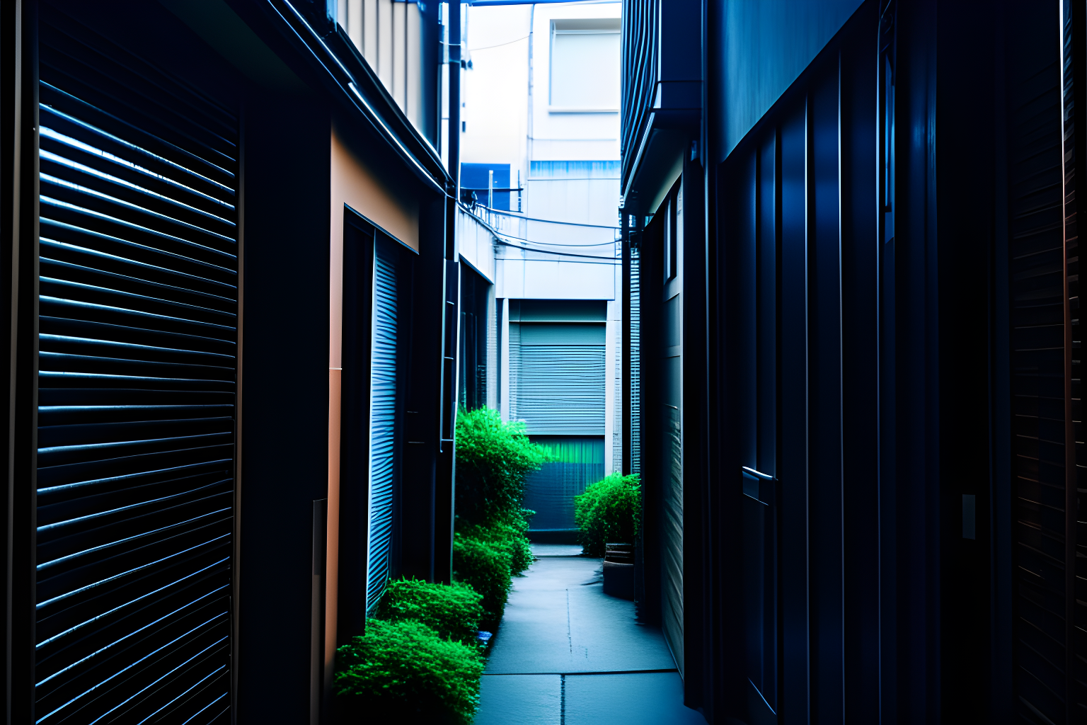 an alleyway