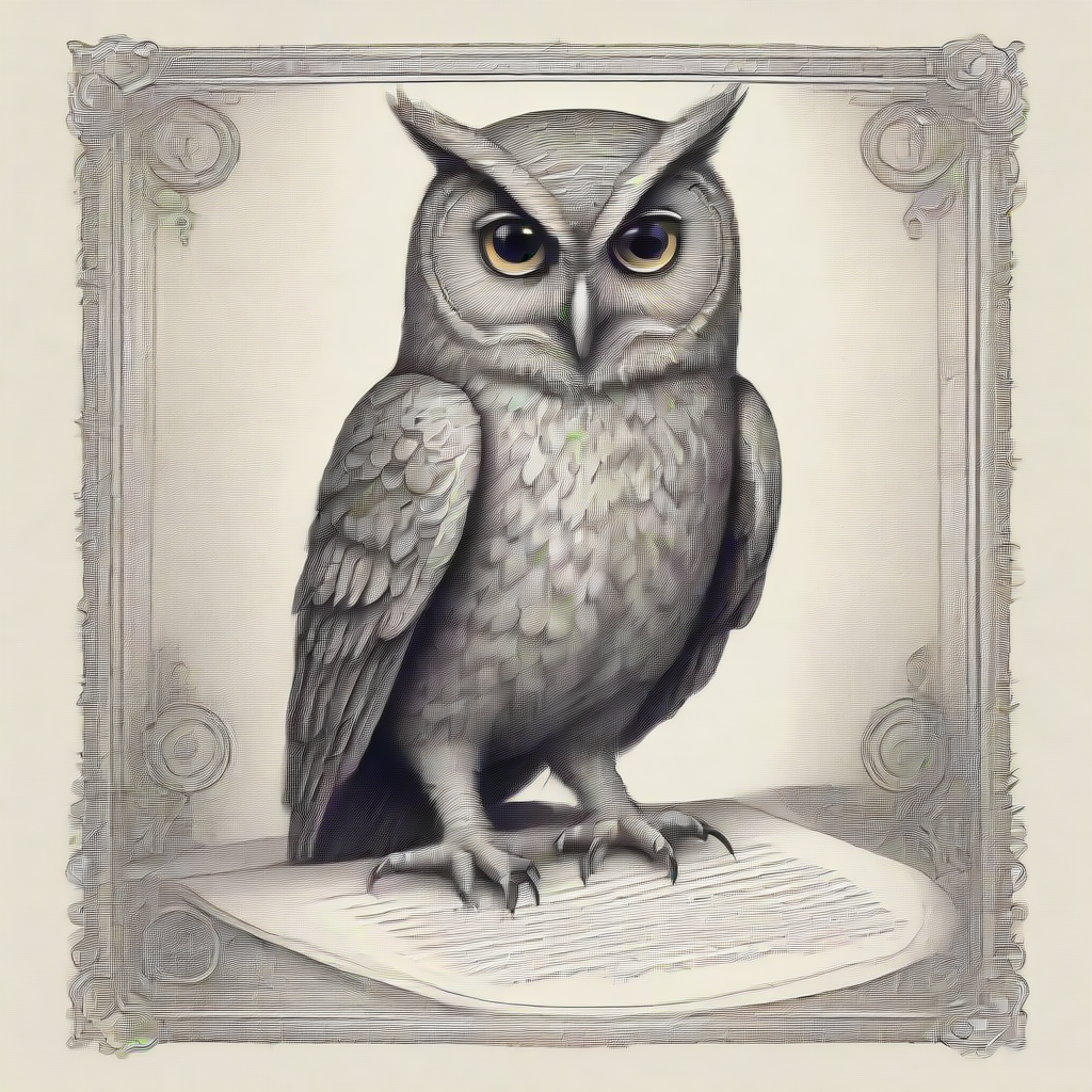 an owl authenticating letters