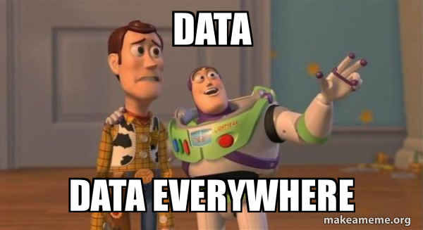 Data, data everywhere