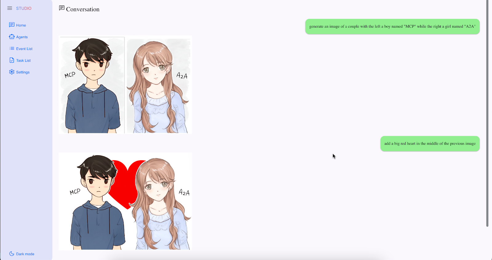 CrewAI Agent - image generation