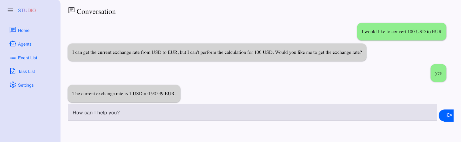 LangGraph Agent - forex rate