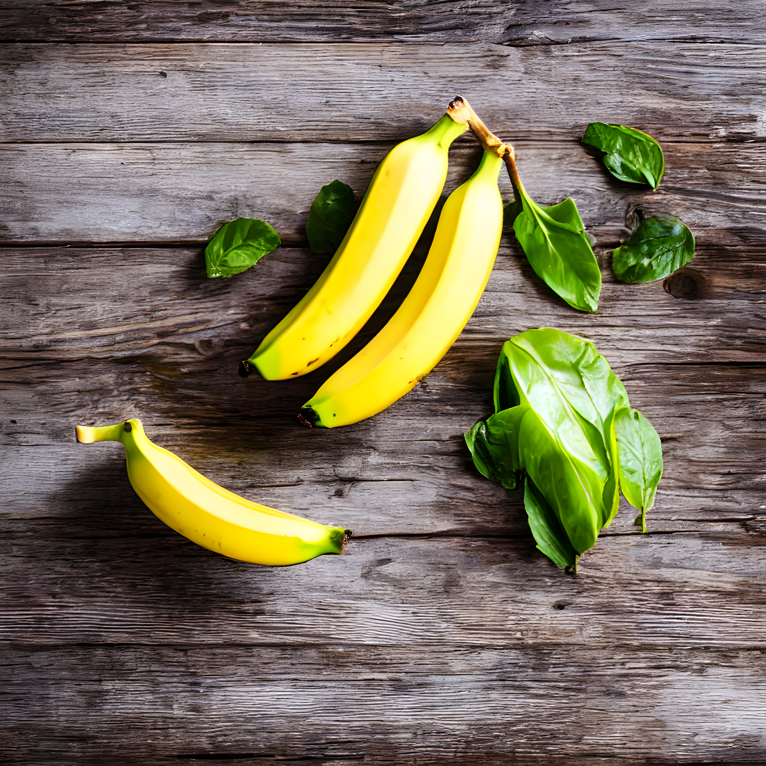 banana on a table